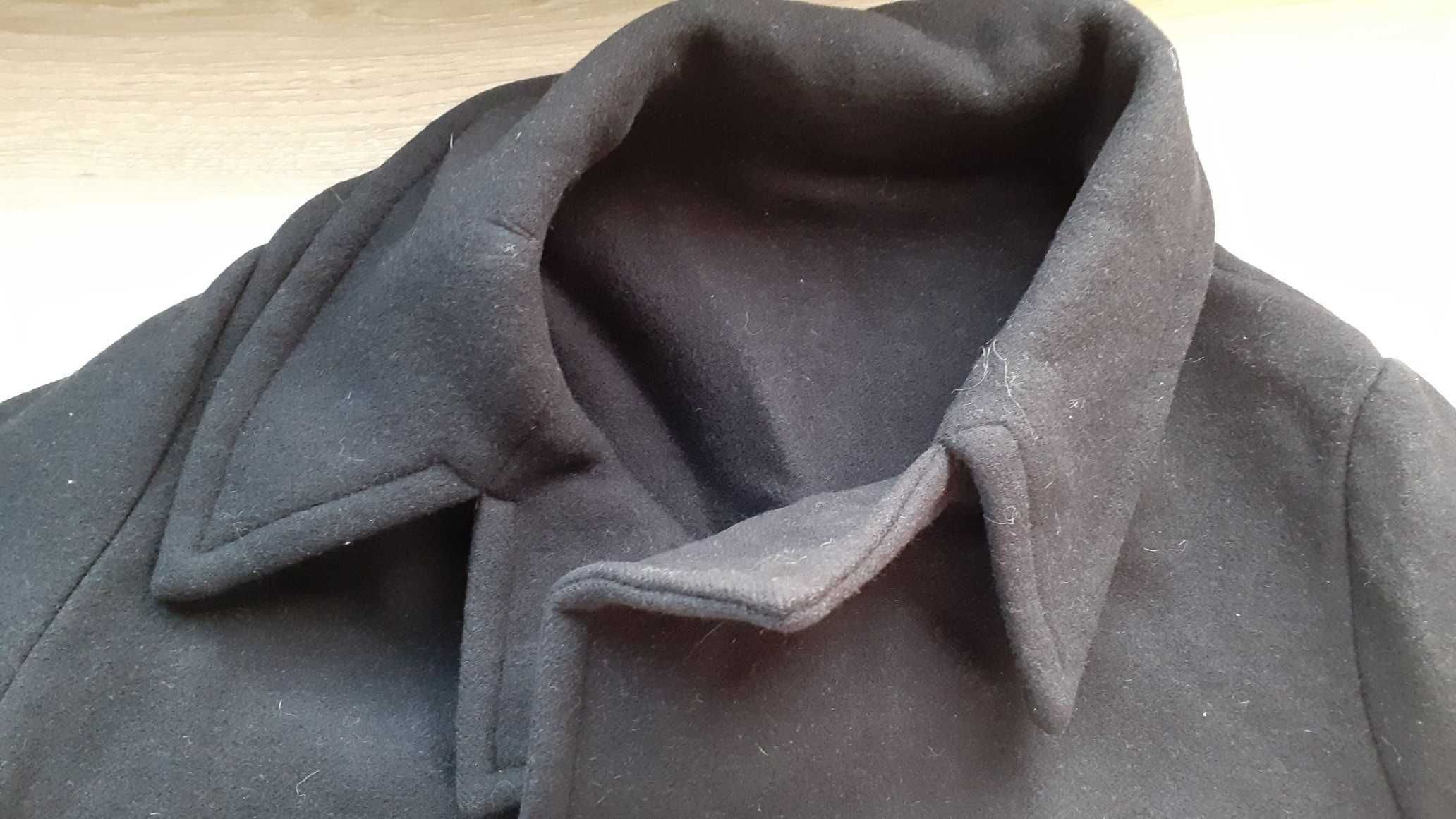 Casaco preto mulher com botões