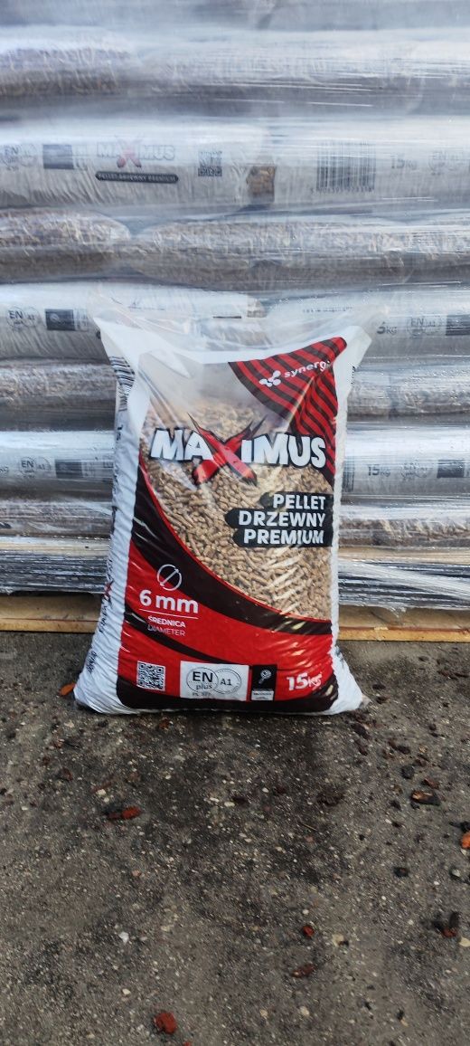 Pellet polski certyfikat A1 MAXIMUS 6mm A1 Szybka Dostawa WINDA HDS