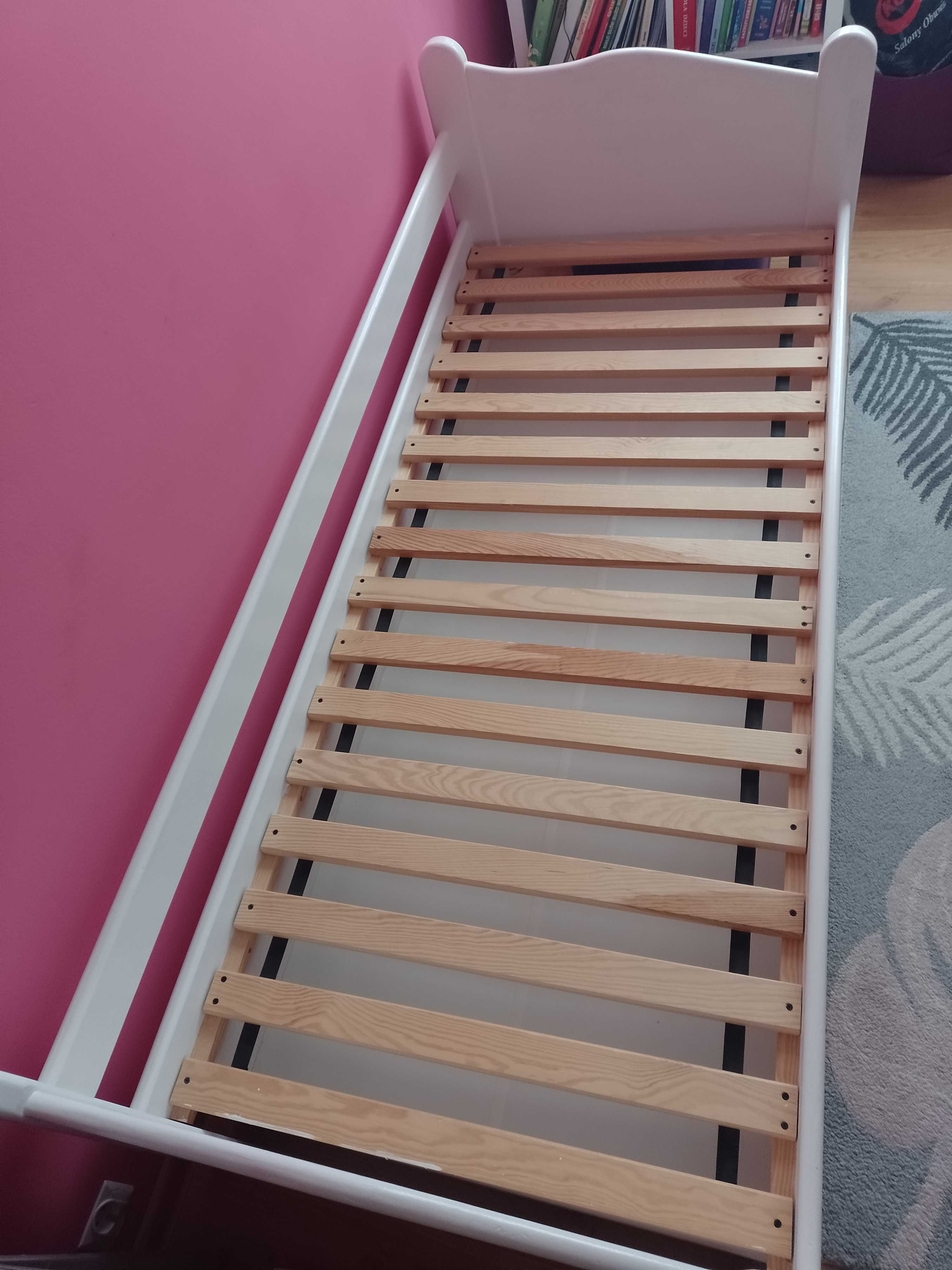 Łóżko dziecięce drewniane 190x90 + materac