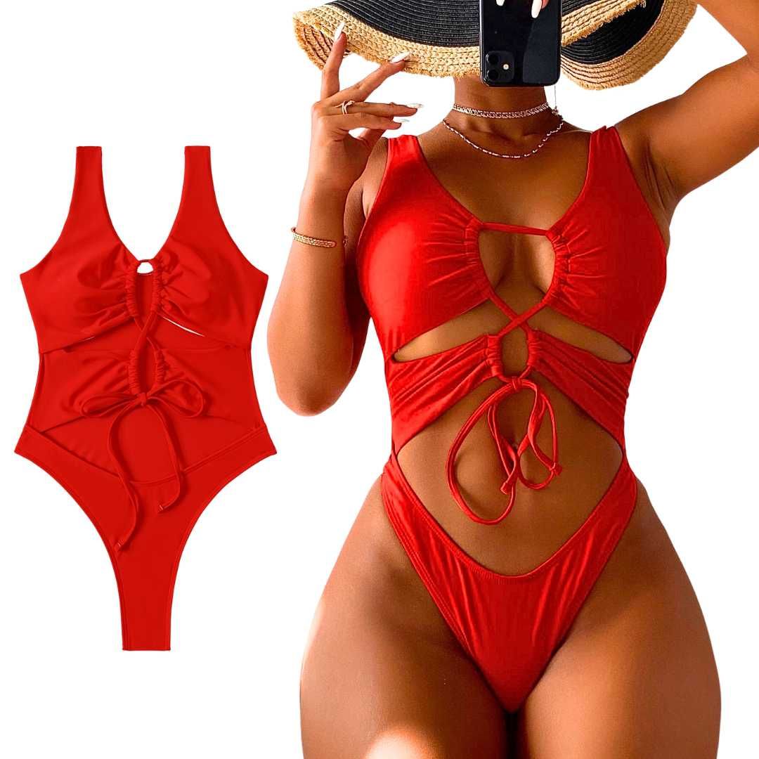 Strój Kąpielowy Jednoczęściowy Kostium Plażowy Bikini roz. S 36