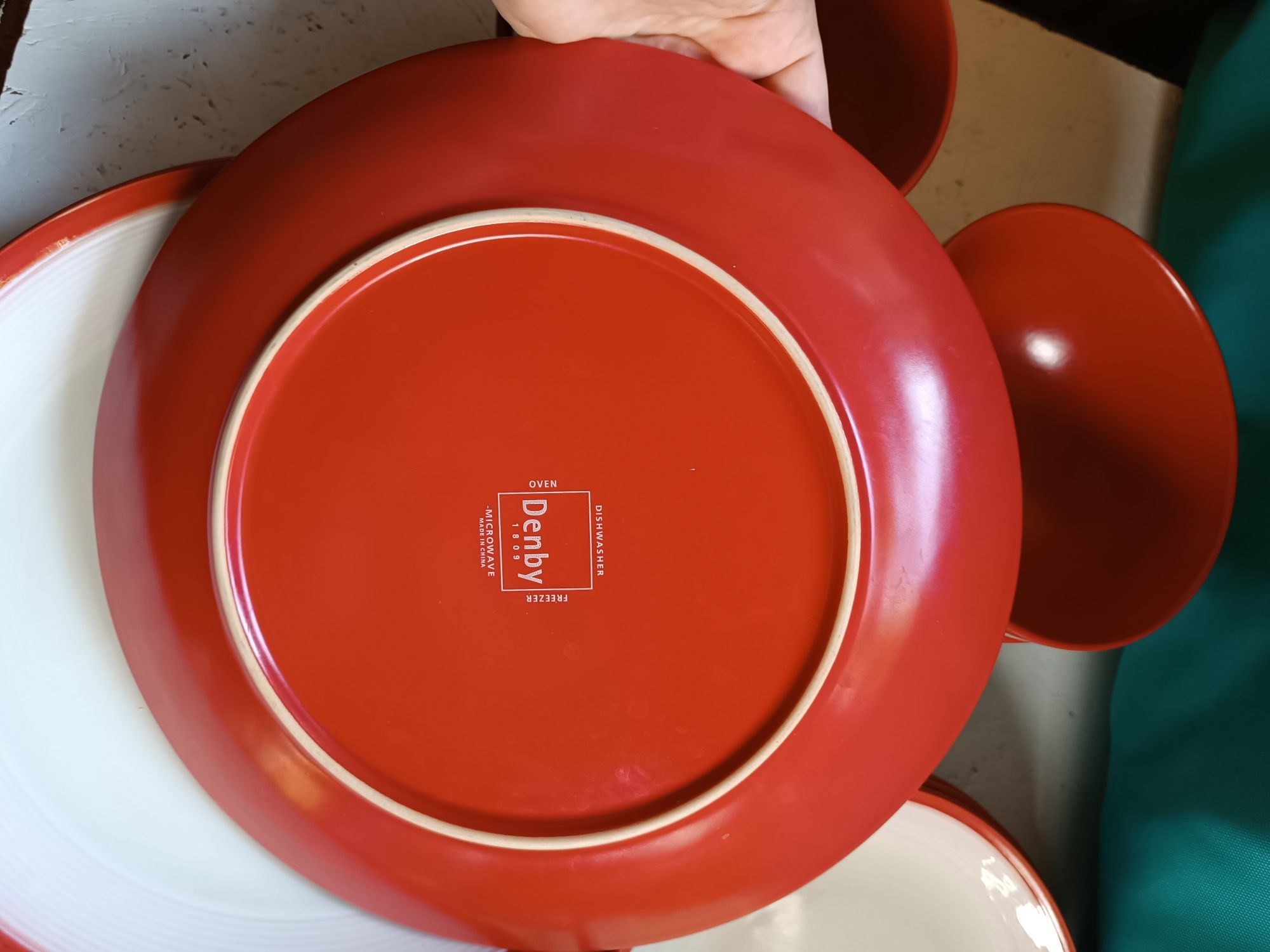 Denby talerze naczynia zestaw obiadowy