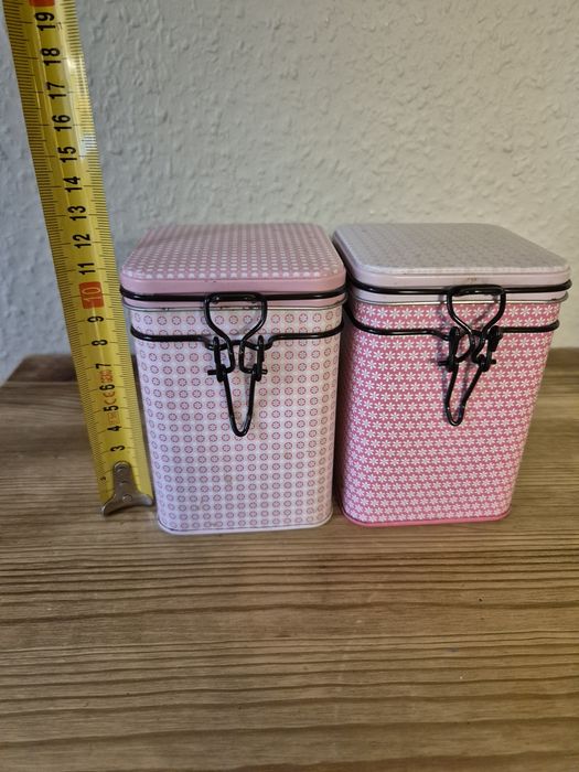 Pojemniki na herbatę Vintage