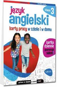 Język angielski SP 3 Karty pracy w szkole i w domu - praca zbiorowa