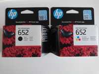 Tusze HP652 czarny i kolor- zestaw