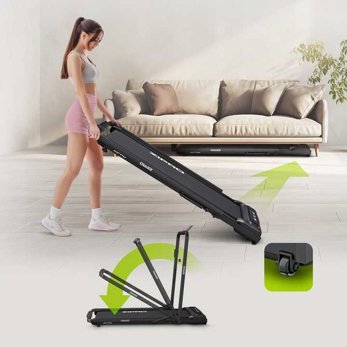 Bieżnia Składana Pod Łóżko do ćwiczeń fitness 12km/h Silnik 990W 110kg