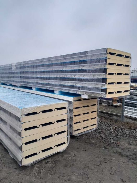 Płyta dachowa 100mm RAL 7016,długości 16m I gat, ,DOSTAWA, Montaż