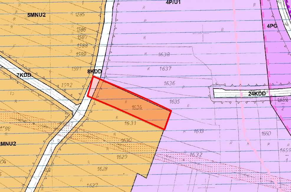 Działka 29 arów mieszkaniowo-usługowa, Mników
