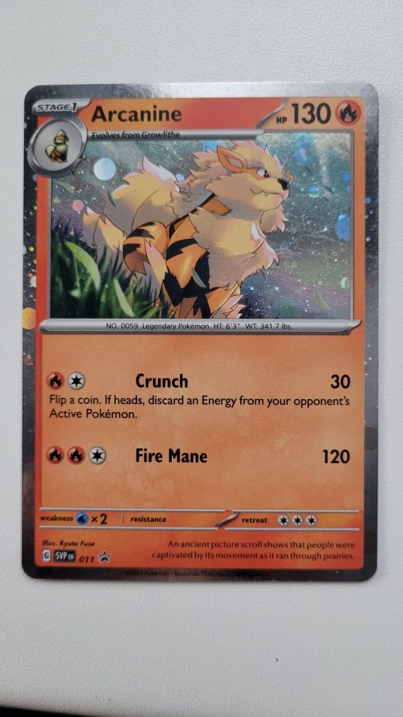 Karta Pokemon Arcanine SVP 011