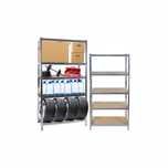 Regał Metalowy Magazynowy 180x90x40cm Garażowy 5 Półek 875kg do Garażu