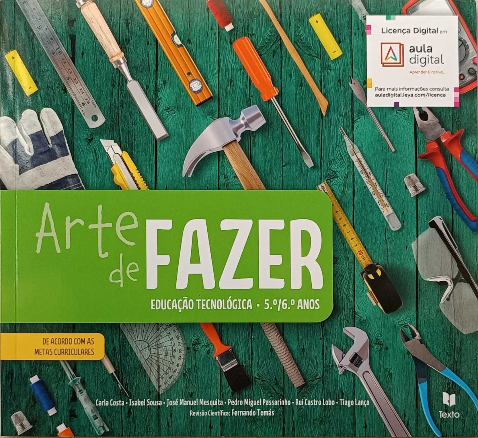 Arte de Fazer - Educação Tecnológica - 5º/6º Ano - Manual