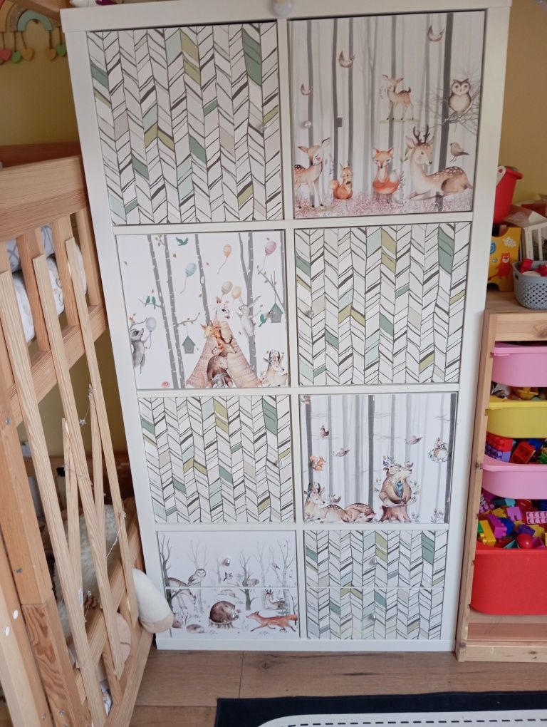 Kallax ikea z wkładami