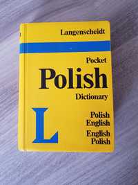 Słownik polsko-angielski angielsko-polski Langenscheidt