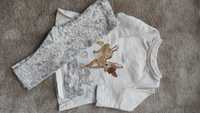 Komplet h&m Disney Bambi roz. 68 bluza tunika leginsy