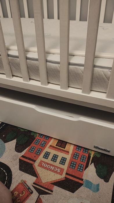 Łóżeczko/tapczan 140x70 + materac