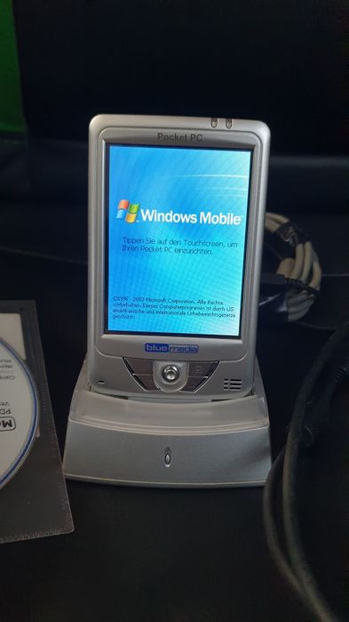 Pocket pc blue media