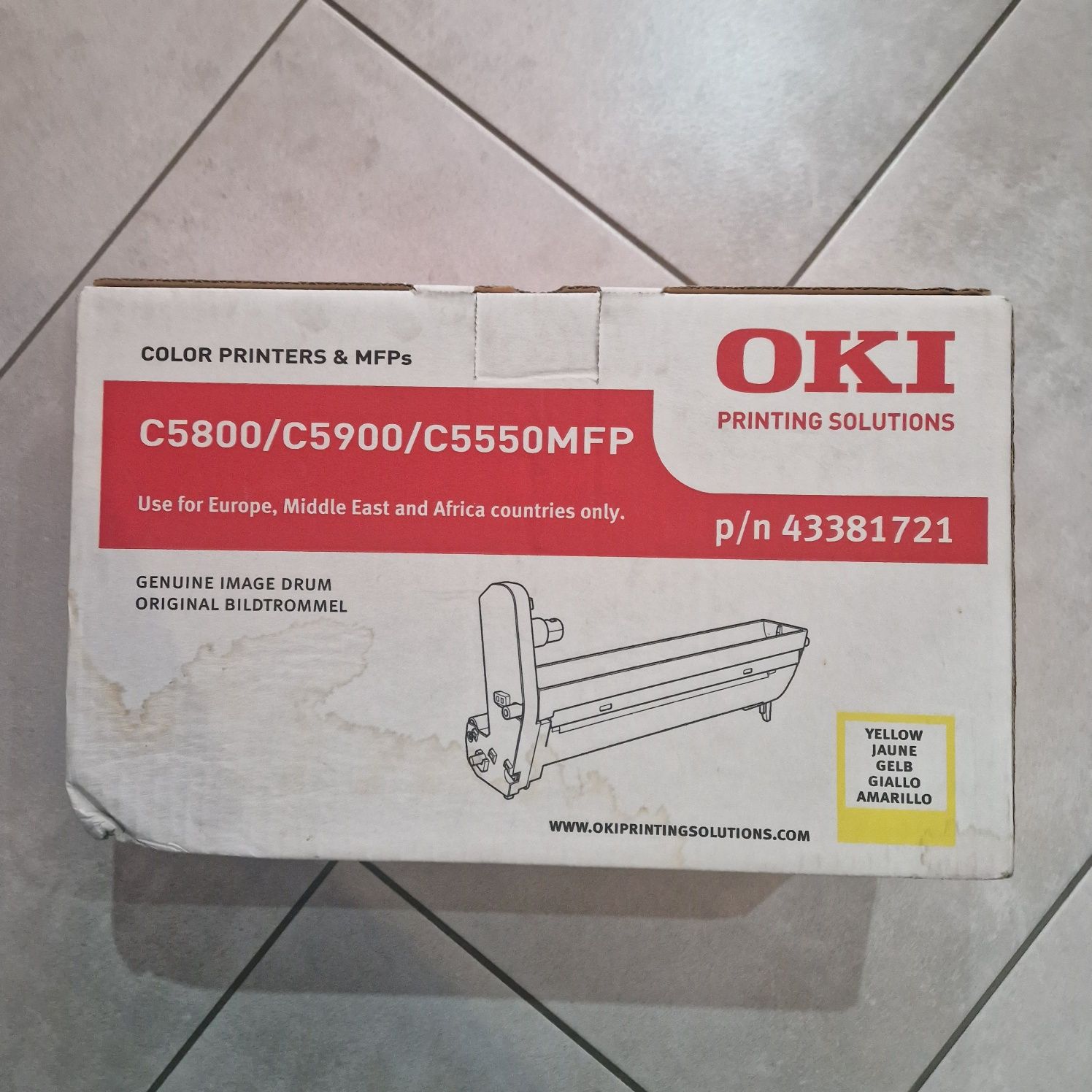 Bęben  toner do drukarki OKI C5800/C5900/C5550MFP black yellow cyan