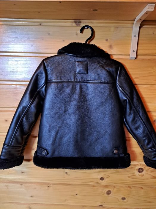 Kożuszek ramoneska na zime Next 122cm.