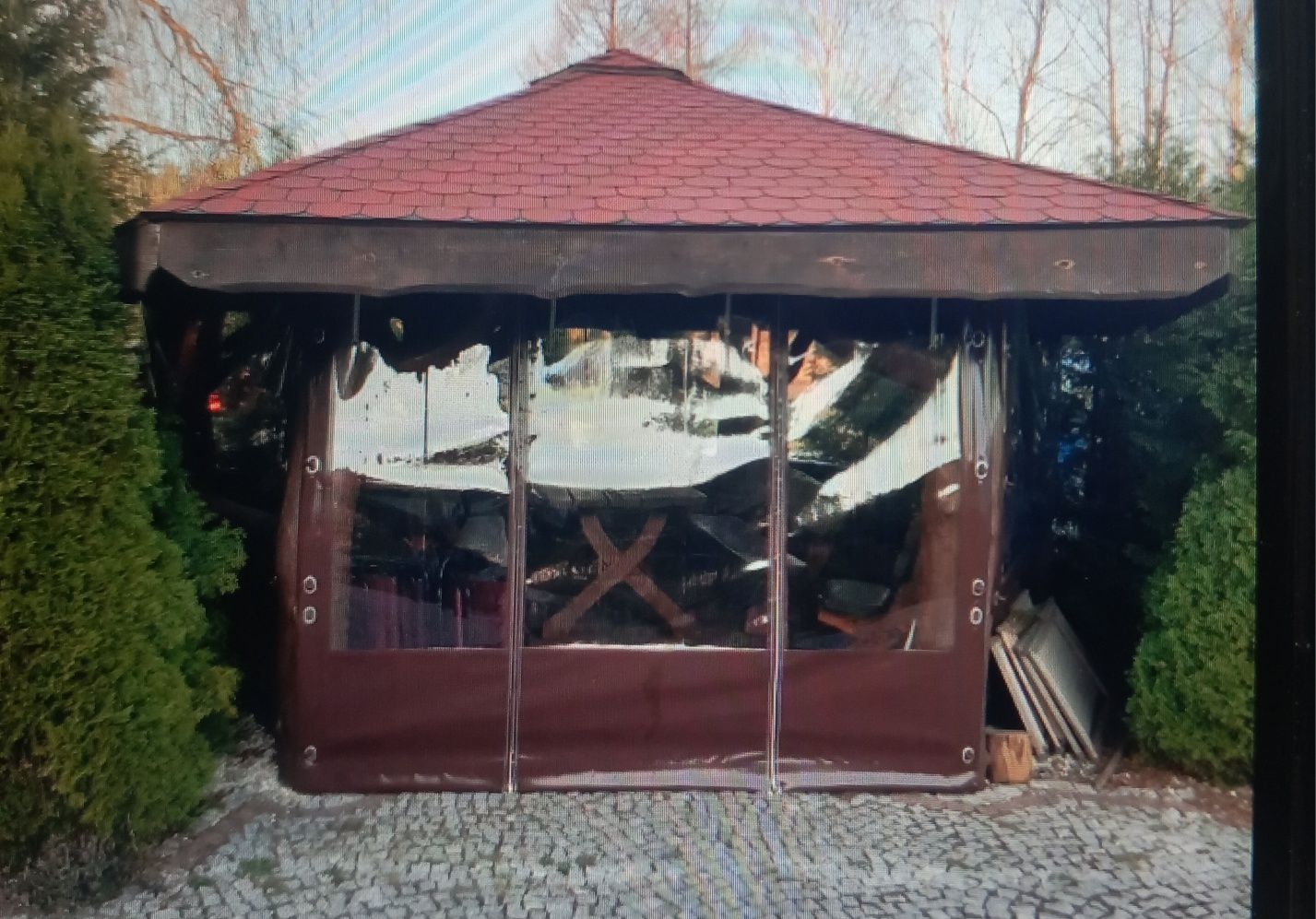 Osłona, pokrowiec,przykrycie na altanki
