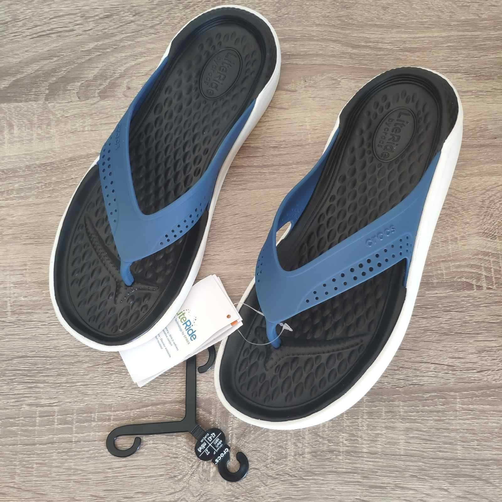 Мужские вьетнамки Crocs LiteRide Flip M 9,12 Только ОРИГИНАЛ