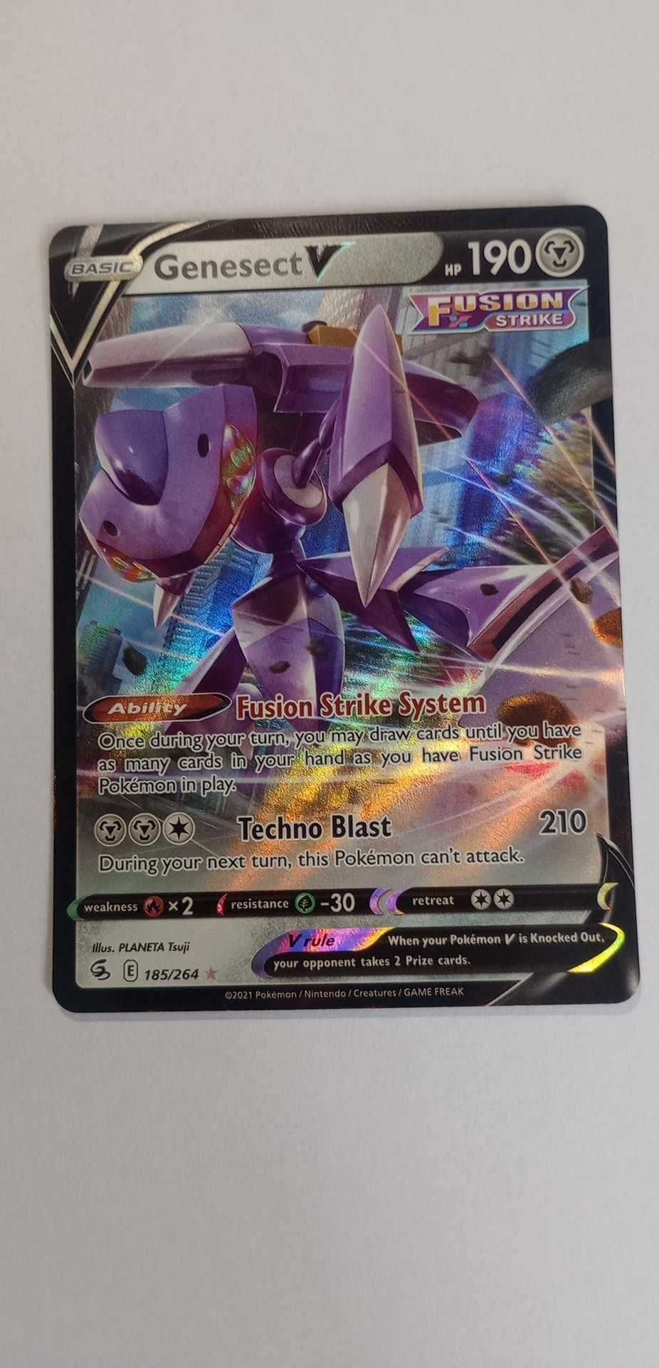 Genesect V - 185/264 - Ultra Rare - Fusion Strike