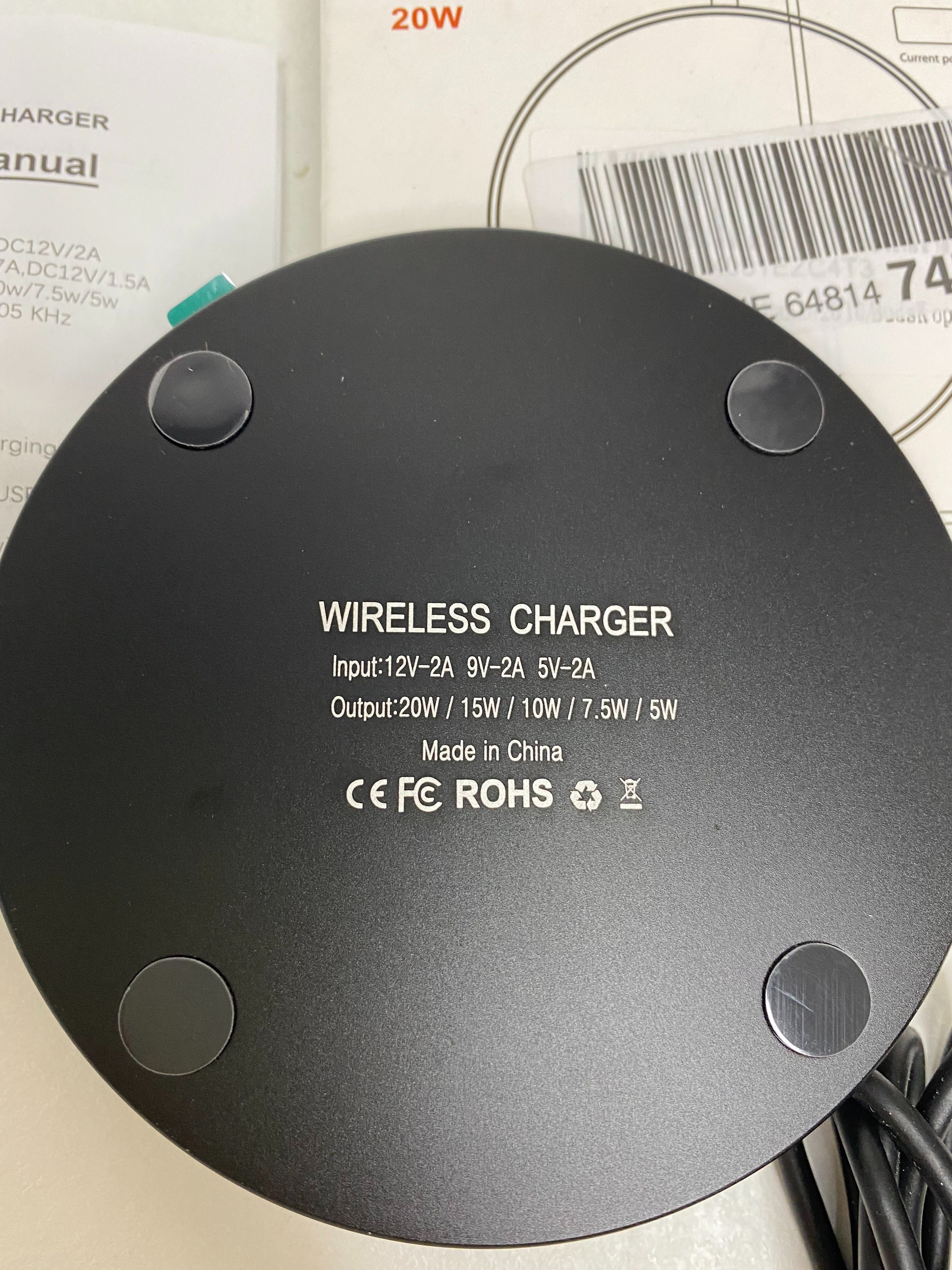 Беспроводная зарядка QI Fast Wireless Charging