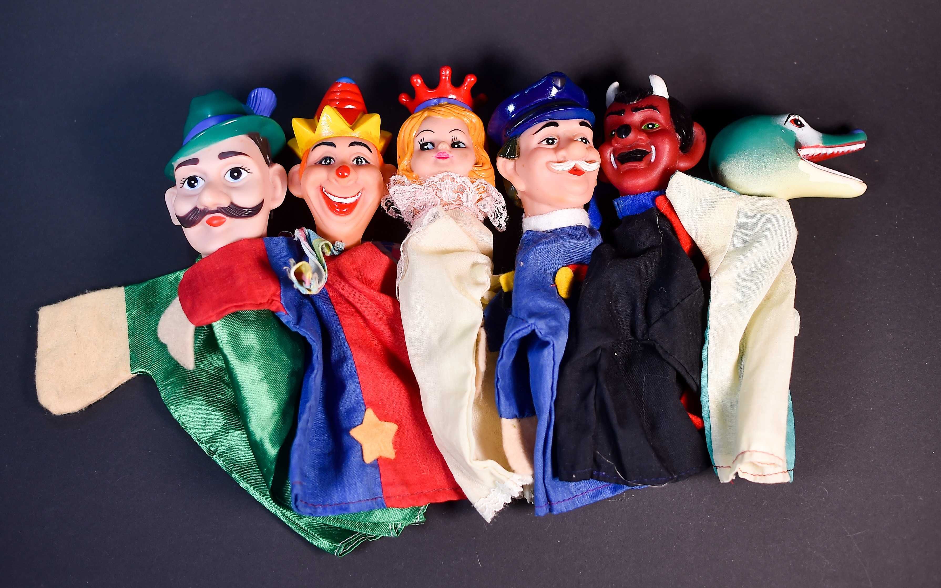 6x Pacynka Vintage Marionetki