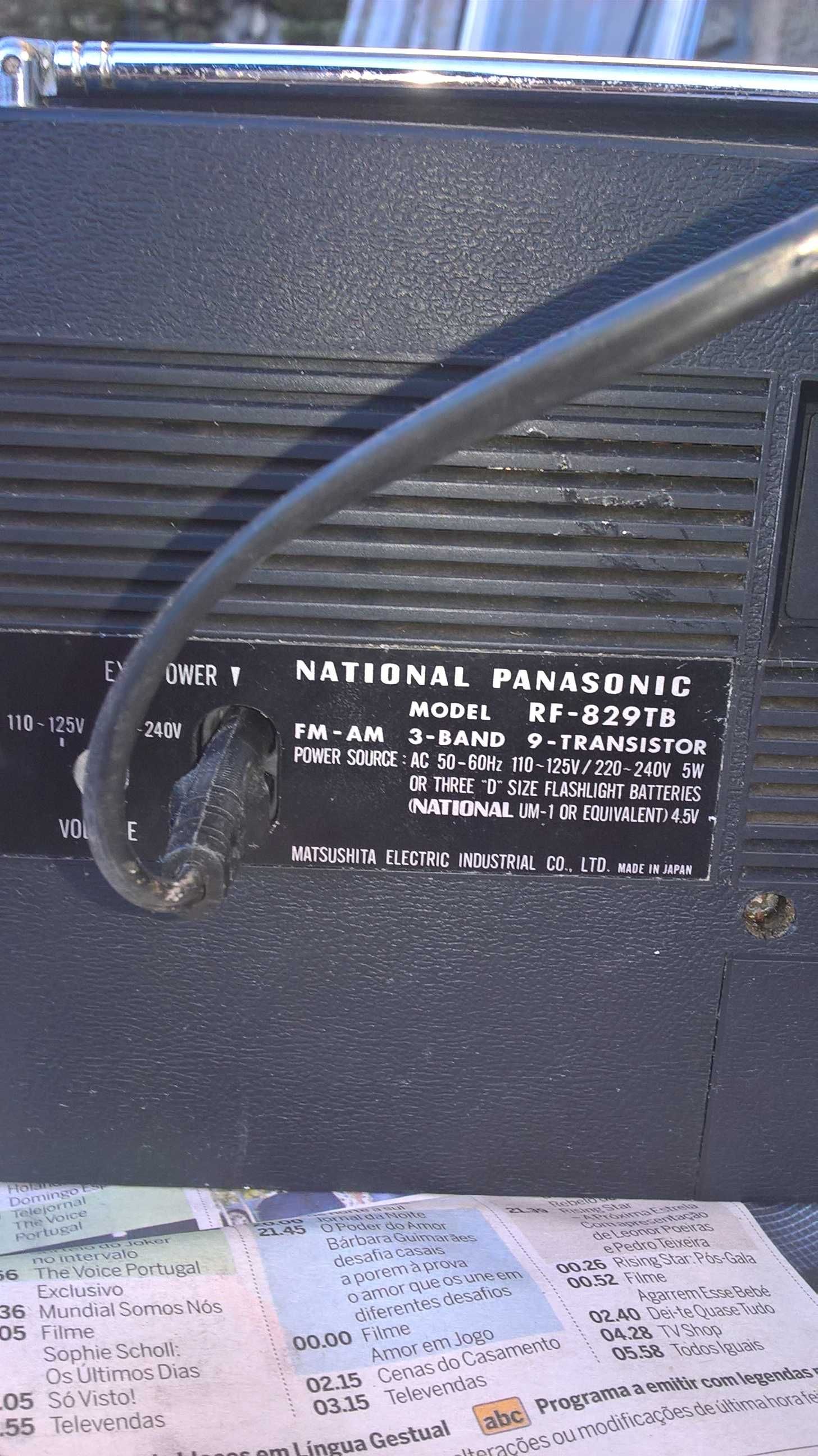 radio antigo national panasonic