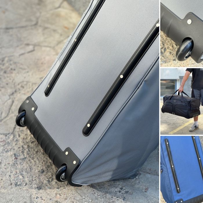 Гигант!140 Л .сумка на колесах!FLY чемодан валіза ,сумка с ручкой