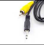 Kabel AUX RCA cinch czincz pojedyncze przewód AV Audio wideo