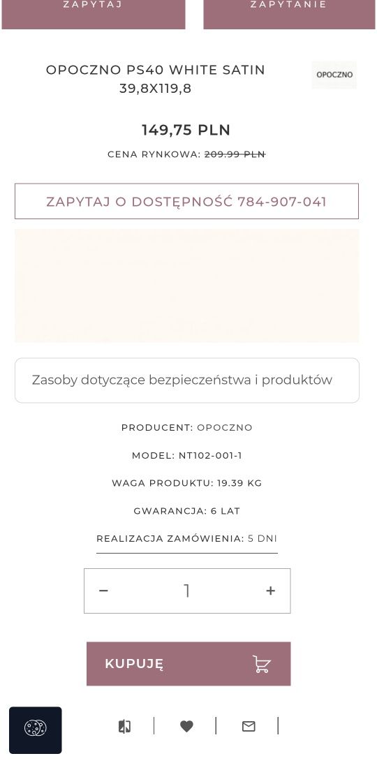 Kafelki płytki Frozen lake white satyn gat.I  białe płytki satynowe ,