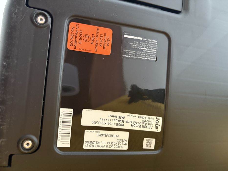 Cadeira auto joie i-spin 360 (0-4 anos)