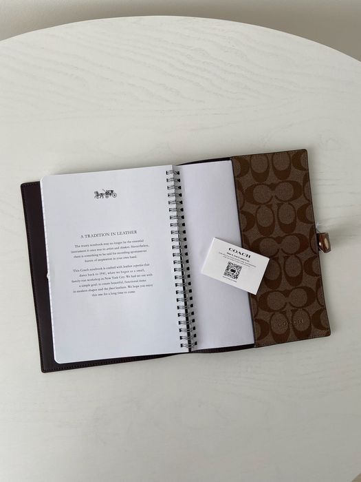 COACH Notebook записник блокнот коуч на подарунок дівчині подарок жене