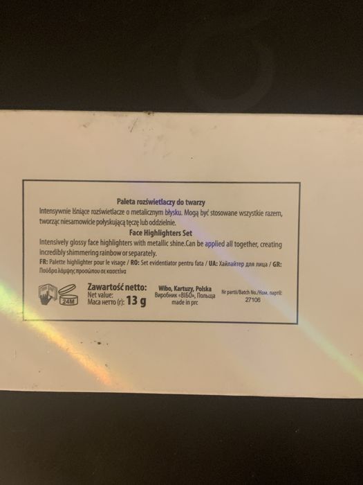 paleta rozświelaczy wibo