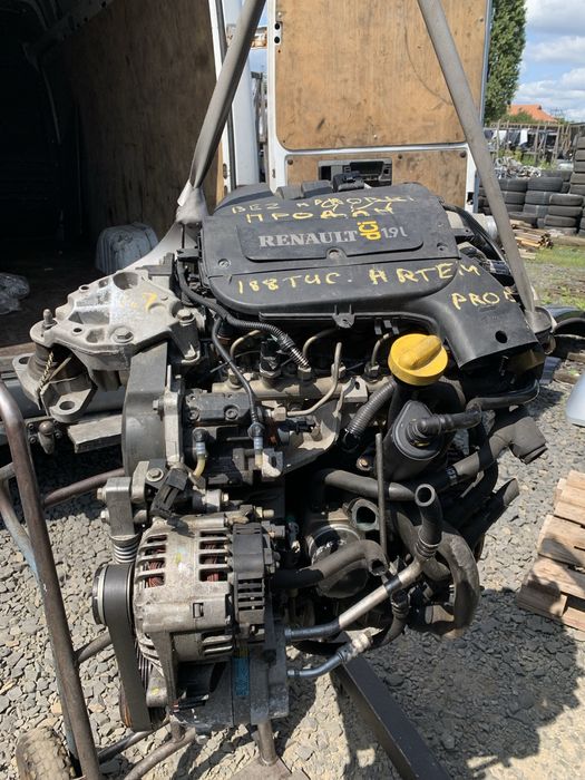 Двигун 1.9 дизель турбіна 1.9 dci renault двигатель F9K F8T