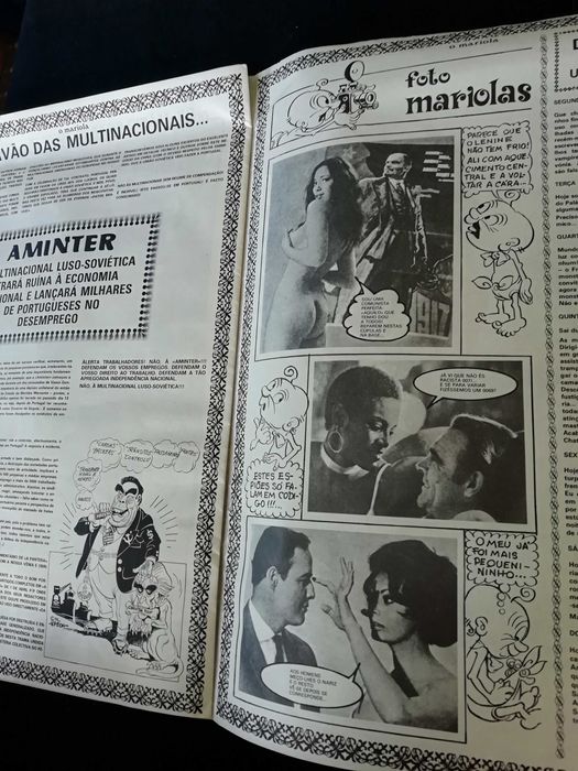 O Mariola - Quinzenário Nº 0 , 1 e 2 - Abril 1976 - Victor Péon