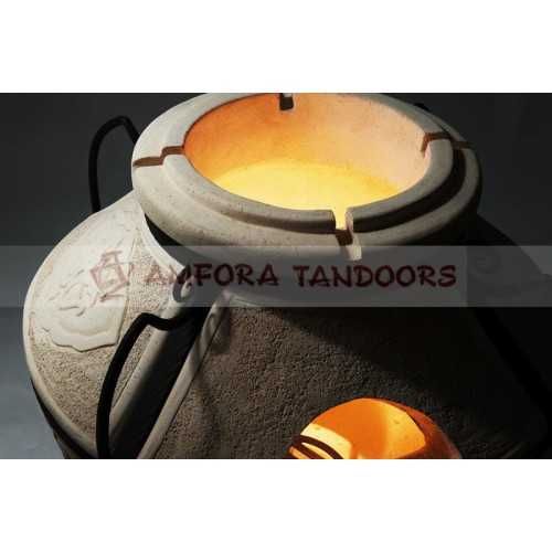 Grill Piec Tandoor Aladdin z pokrywą na zawiasach