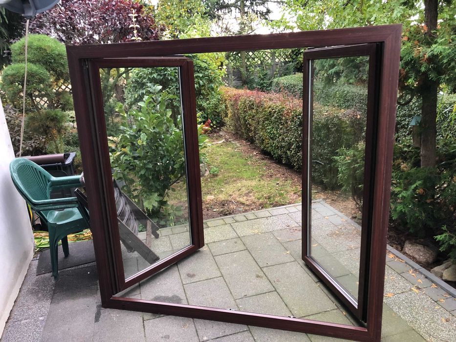 używane okno pcv  szer 174,5 cm i wys 168 cm
