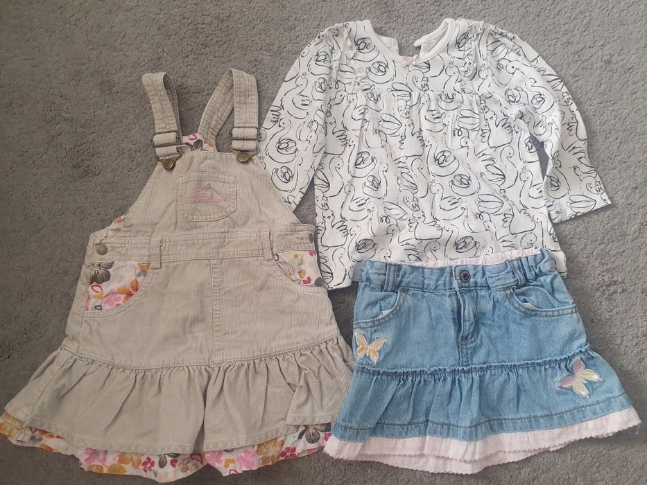 Пакет вещей 9-12 пижама сарафан юбка костюм джинсы кофта