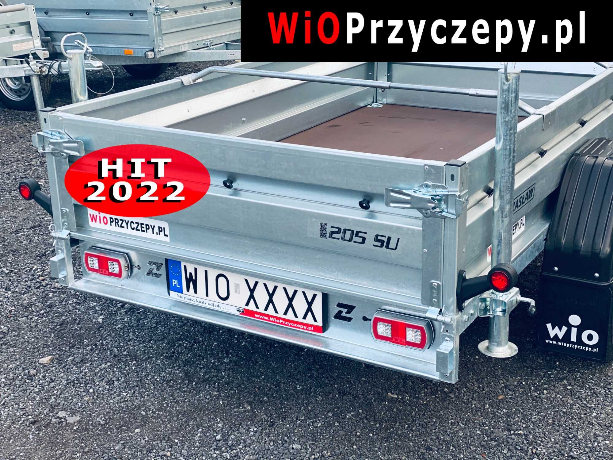 Przyczepka samochodowa lekka 750kg  205x121cm PRO # SOLIDNA #NOWA