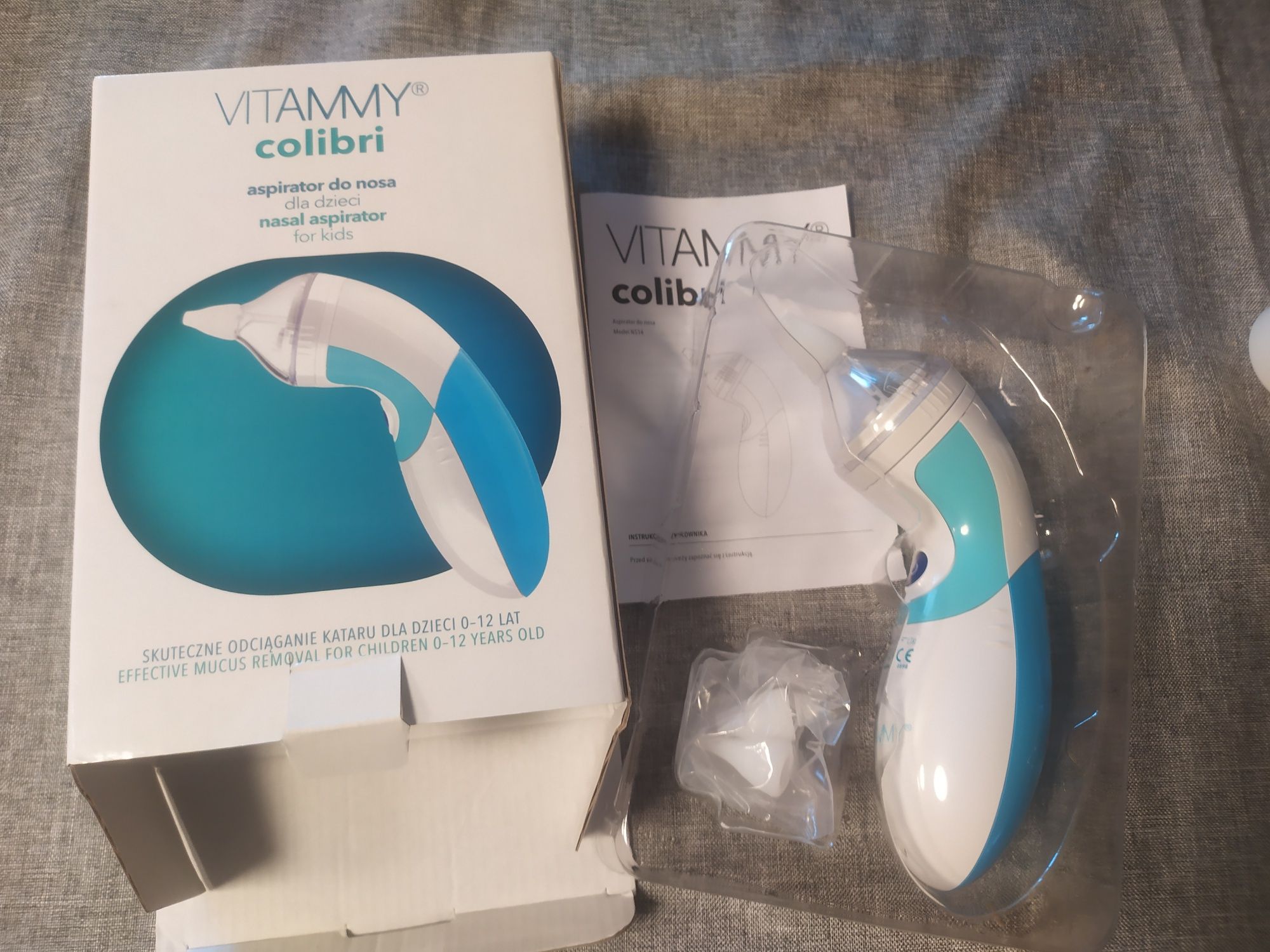 Elektryczny aspirator do nosa Vitammy colibri