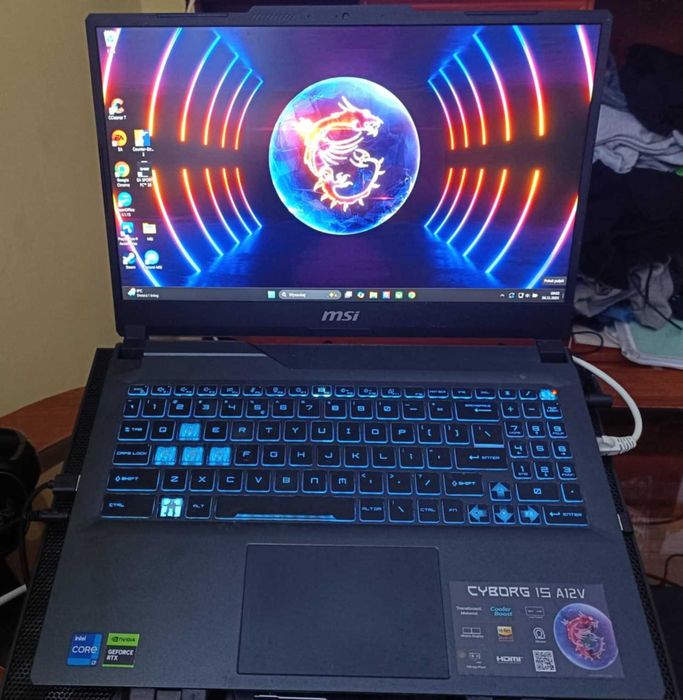 MSI Cyborg 15 A12V–i7-12650H, 16GB RAM, RTX 4060, 512GB SSD IGWARANCJA