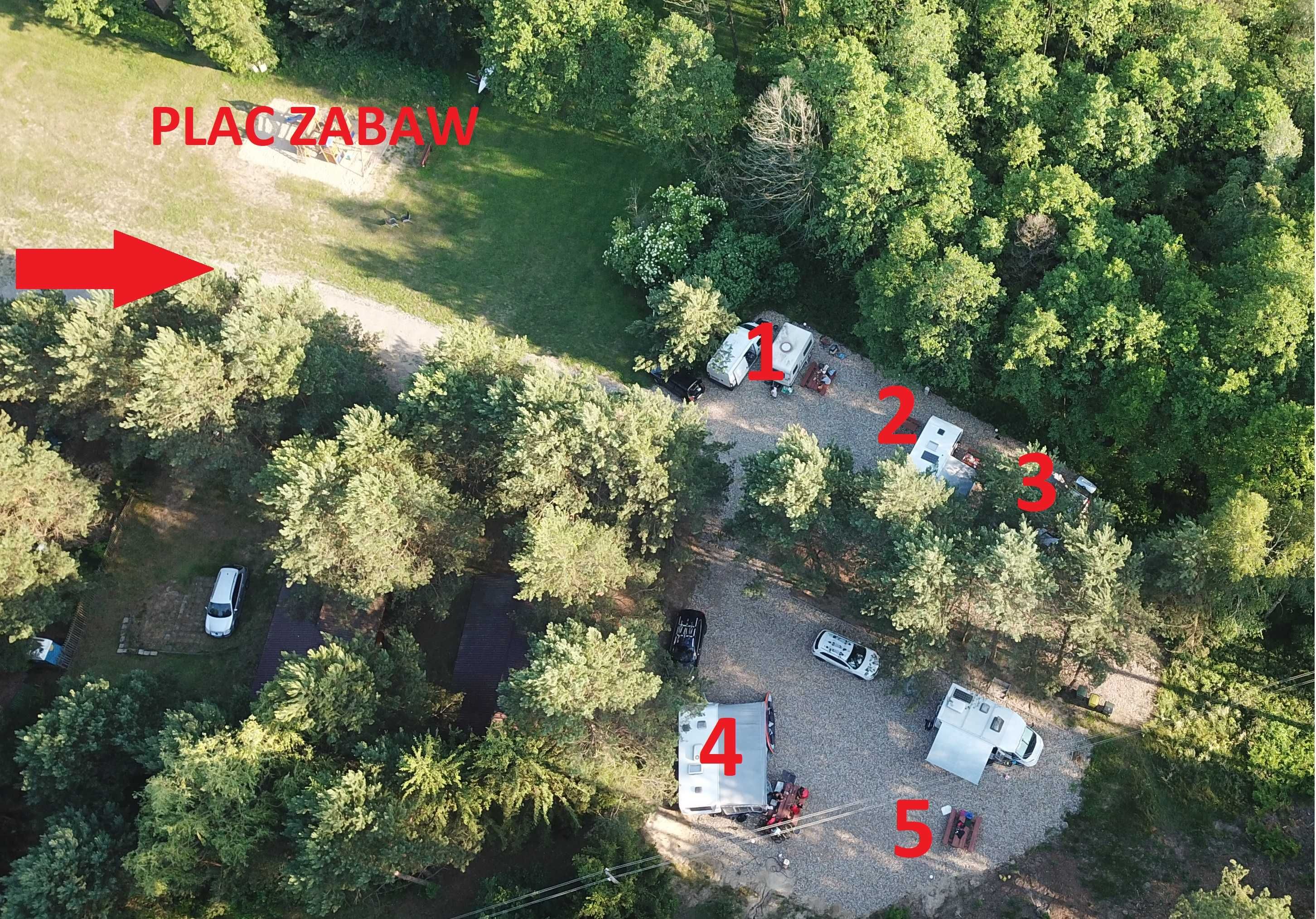 Camper Park CAMPING nad JezioroDebno.pl  Kemping Kamper Przyczepa