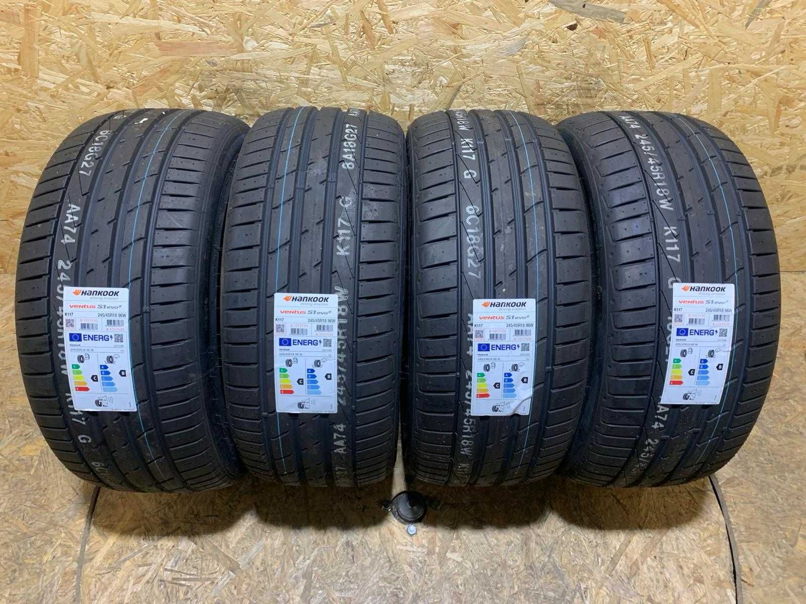 Opony letnie 245/45/18 Hankook Ventus s1 evo 2 K117 96W 2023r