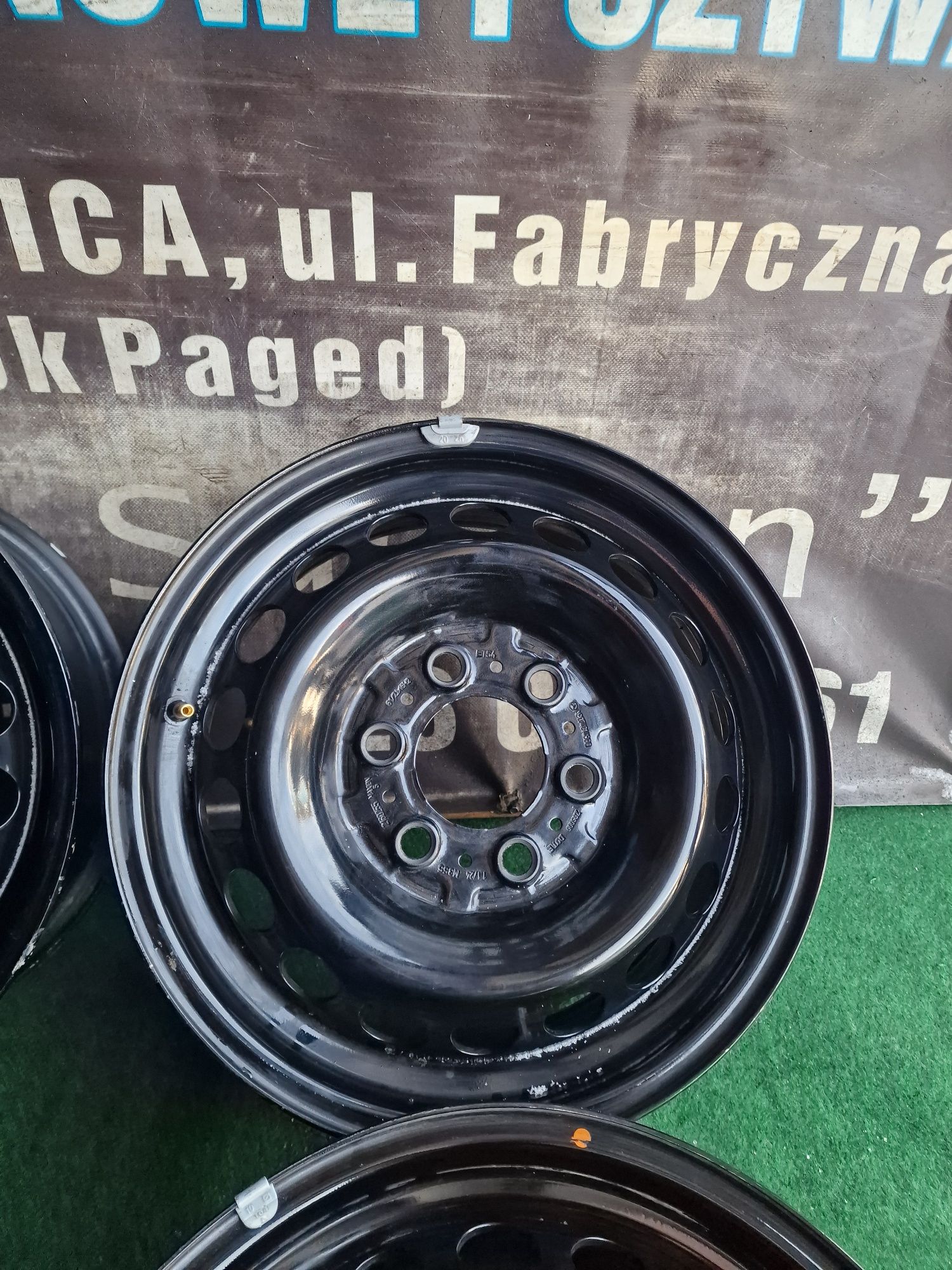 Felgi stalowe 16 6×130 Mercedes Sprinter II Vw Crafter jak Nowe Orgina