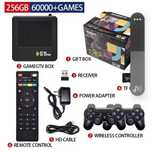 Retro konsola pod TV 60000Gier 256GB HDMI 2XPad