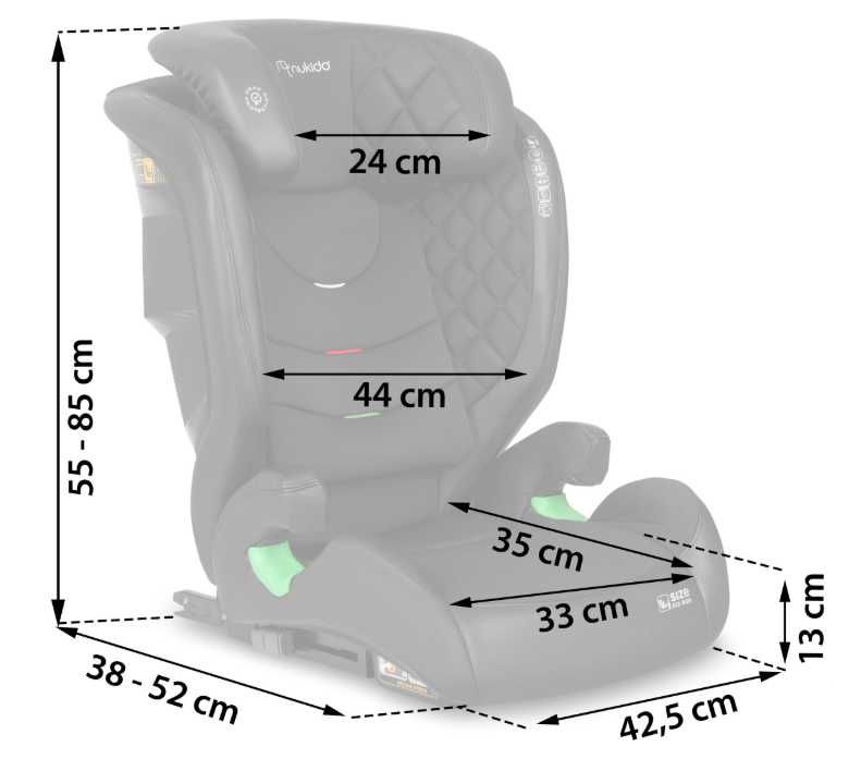 Nowy Fotelik Samochodowy 15–36 kg Podróżny