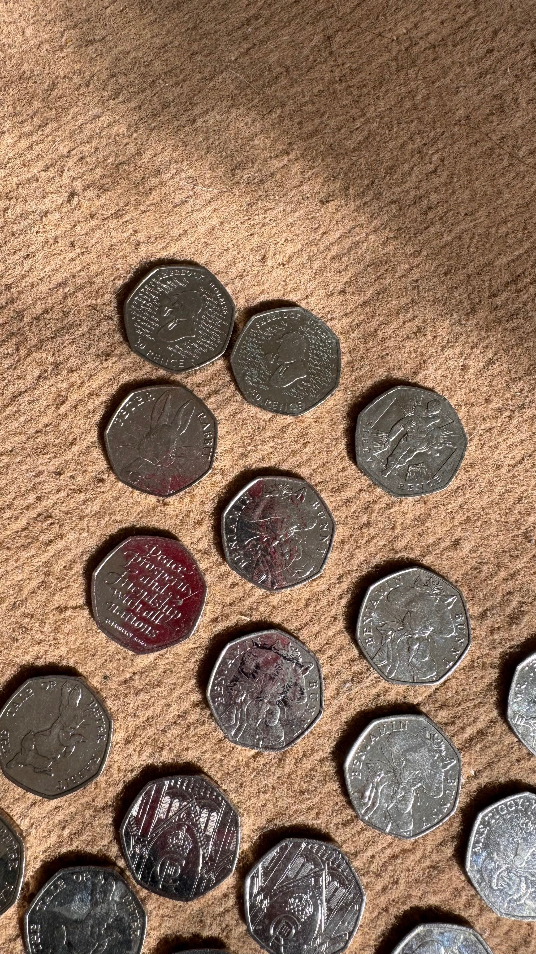 Монети Великобританії 50 пенсів