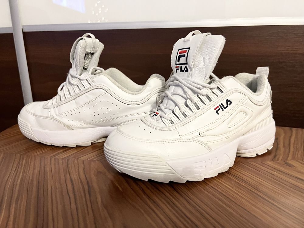 Buty Sneakersy Białe Damskie Fila Disruptor roz. 39/24,5 cm