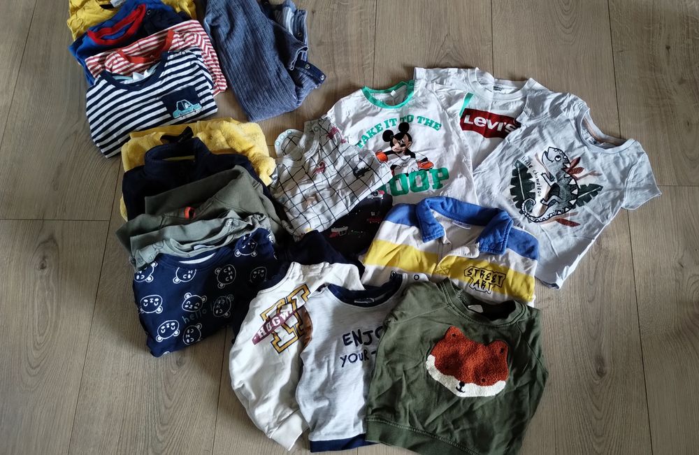 Ubranka dla chłopca rozm. 80