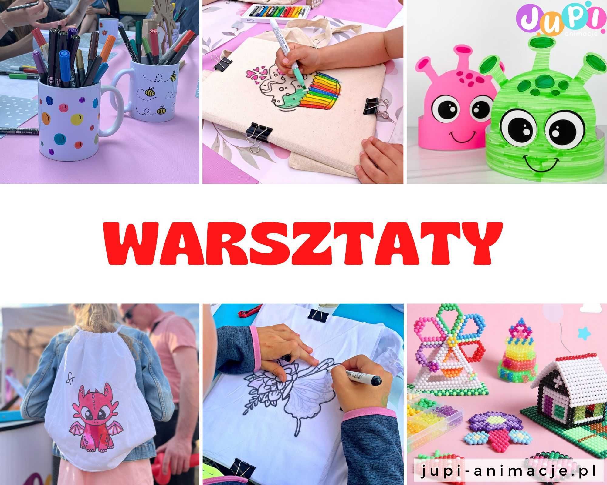 JUPI ANIMACJE - animatorzy, żywe maskotki, atrakcje, warsztaty